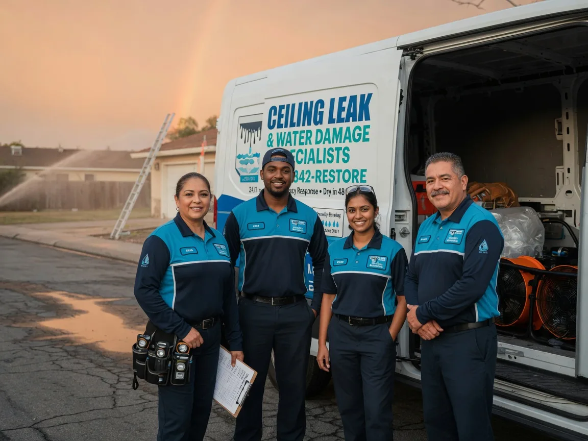 Ceiling Leak Cleanup company in Roanoke, TX